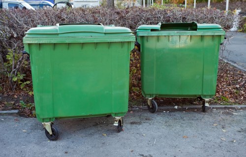 Professional waste clearance team at work in Poplar