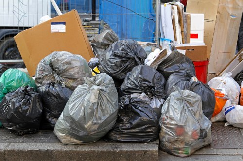 Business waste removal services in Poplar
