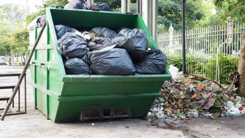 Eco-friendly disposal of office items in Poplar